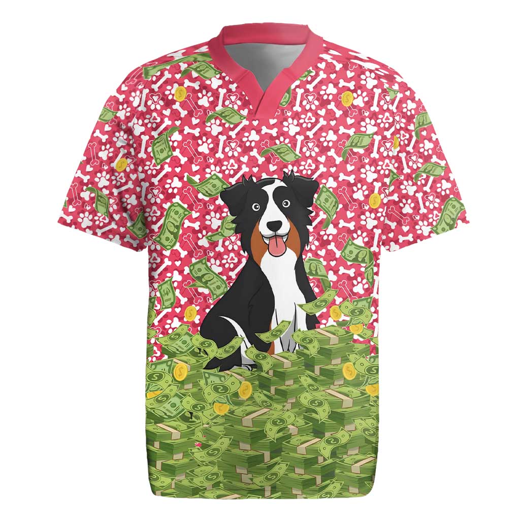 I Work Hard So That My Dog Can Have A Better Life Christmas Christmas Rugby Jersey Xmas Holiday Patterns - Wonder Print Shop