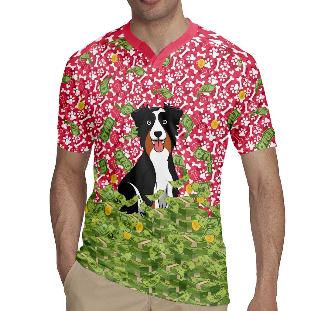 I Work Hard So That My Dog Can Have A Better Life Christmas Christmas Rugby Jersey Xmas Holiday Patterns - Wonder Print Shop