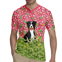 I Work Hard So That My Dog Can Have A Better Life Christmas Christmas Rugby Jersey Xmas Holiday Patterns - Wonder Print Shop