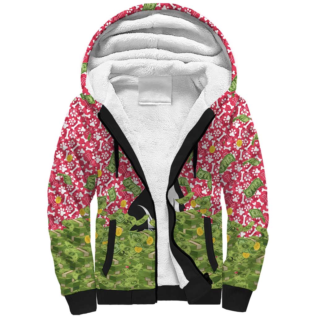 I Work Hard So That My Dog Can Have A Better Life Christmas Christmas Sherpa Hoodie Xmas Holiday Patterns - Wonder Print Shop
