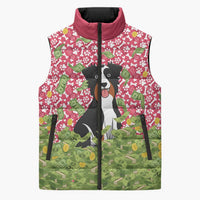 I Work Hard So That My Dog Can Have A Better Life Christmas Christmas Sleeveless Puffer Jacket Xmas Holiday Patterns - Wonder Print Shop