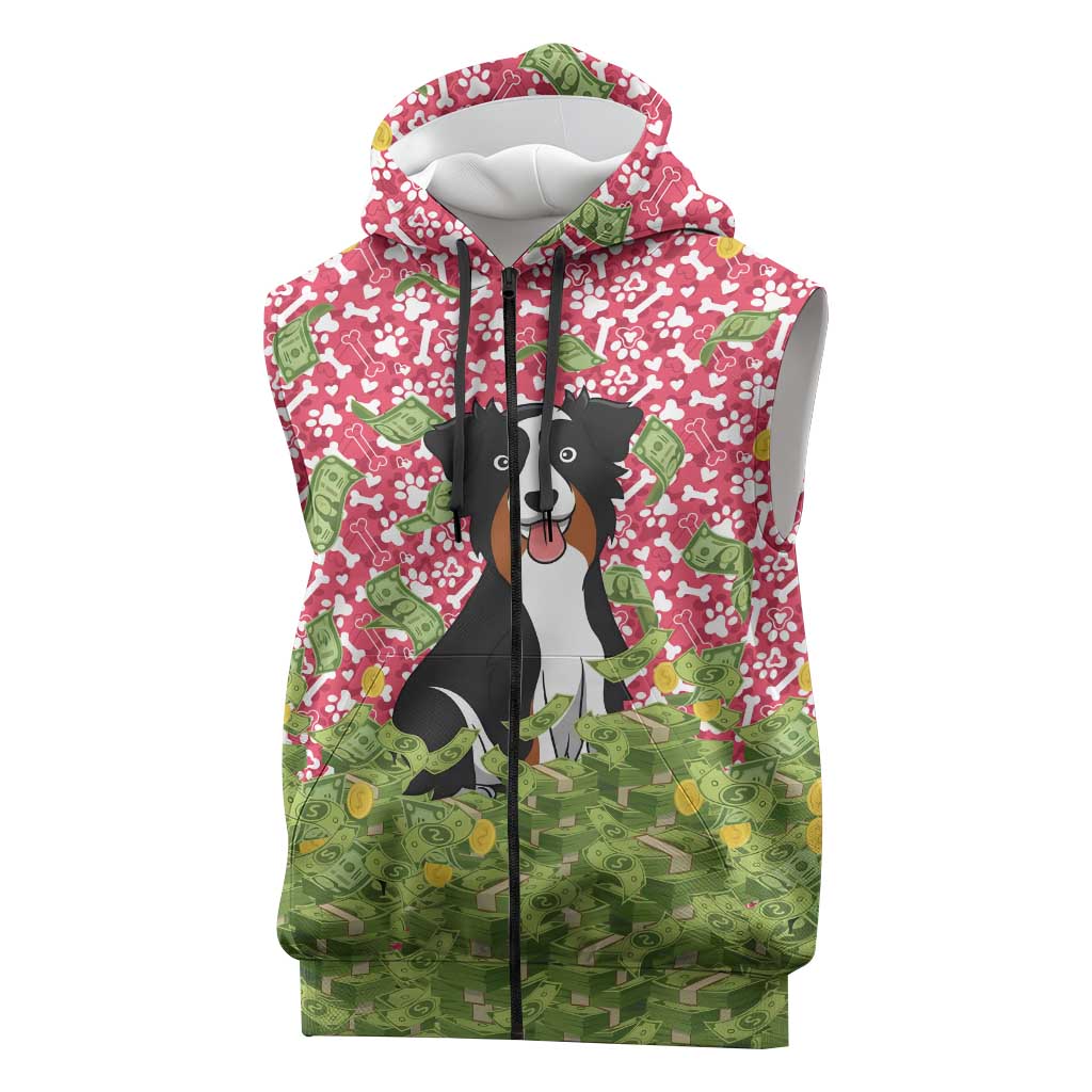 I Work Hard So That My Dog Can Have A Better Life Christmas Christmas Sleeveless Zip Hoodie Xmas Holiday Patterns - Wonder Print Shop