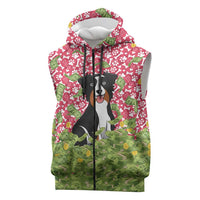I Work Hard So That My Dog Can Have A Better Life Christmas Christmas Sleeveless Zip Hoodie Xmas Holiday Patterns - Wonder Print Shop