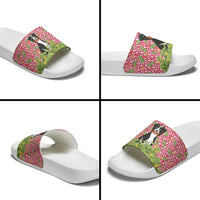 I Work Hard So That My Dog Can Have A Better Life Christmas Christmas Slide Sandals Xmas Holiday Patterns - Wonder Print Shop