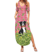 I Work Hard So That My Dog Can Have A Better Life Christmas Christmas Summer Maxi Dress Xmas Holiday Patterns - Wonder Print Shop