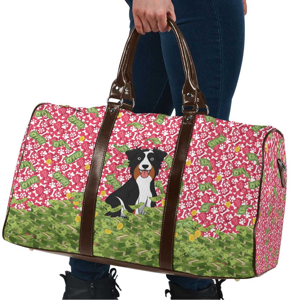 I Work Hard So That My Dog Can Have A Better Life Christmas Christmas Travel Bag Xmas Holiday Patterns - Wonder Print Shop