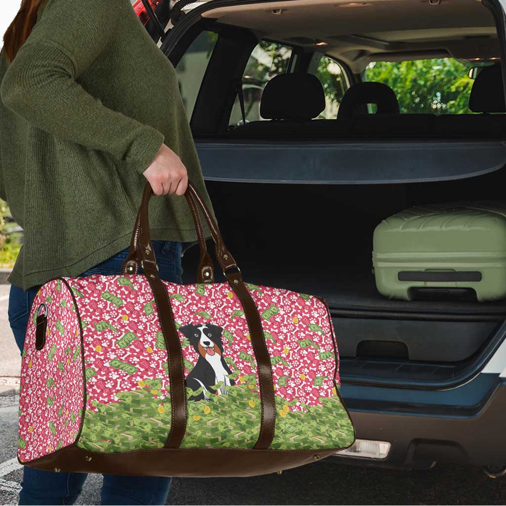 I Work Hard So That My Dog Can Have A Better Life Christmas Christmas Travel Bag Xmas Holiday Patterns - Wonder Print Shop