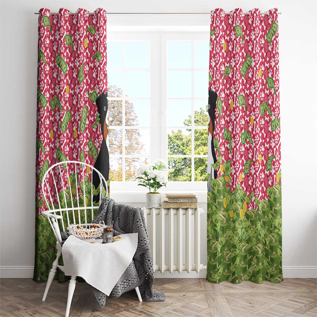 I Work Hard So That My Dog Can Have A Better Life Christmas Christmas Window Curtain Xmas Holiday Patterns - Wonder Print Shop