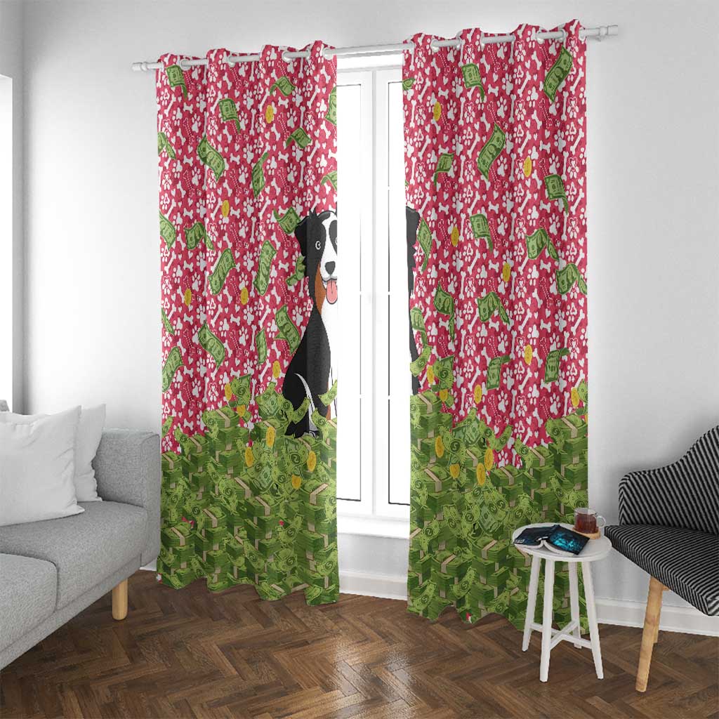 I Work Hard So That My Dog Can Have A Better Life Christmas Christmas Window Curtain Xmas Holiday Patterns - Wonder Print Shop