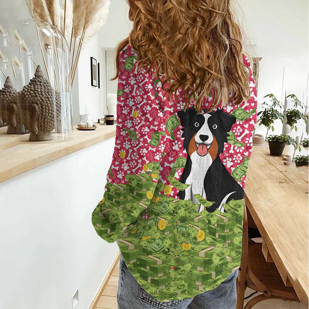I Work Hard So That My Dog Can Have A Better Life Christmas Christmas Women Casual Shirt Xmas Holiday Patterns - Wonder Print Shop