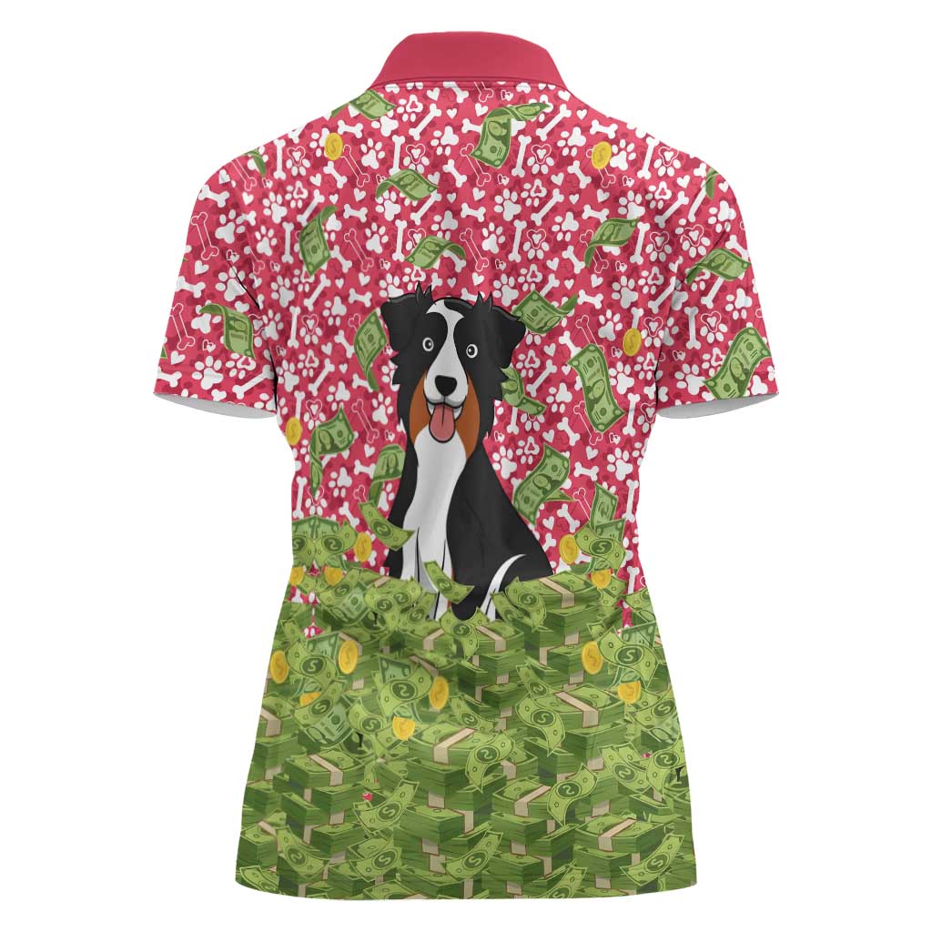 I Work Hard So That My Dog Can Have A Better Life Christmas Christmas Women Polo Shirt Xmas Holiday Patterns - Wonder Print Shop