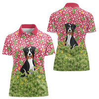 I Work Hard So That My Dog Can Have A Better Life Christmas Christmas Women Polo Shirt Xmas Holiday Patterns - Wonder Print Shop