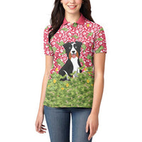 I Work Hard So That My Dog Can Have A Better Life Christmas Christmas Women Polo Shirt Xmas Holiday Patterns - Wonder Print Shop