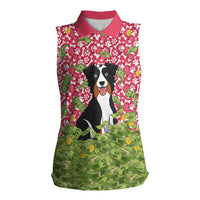 I Work Hard So That My Dog Can Have A Better Life Christmas Christmas Women Sleeveless Polo Shirt Xmas Holiday Patterns - Wonder Print Shop