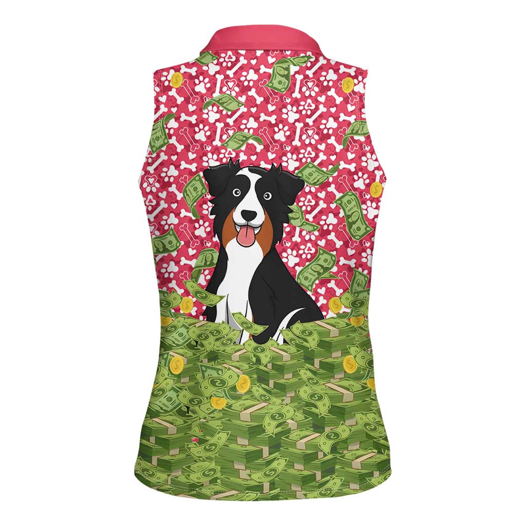 I Work Hard So That My Dog Can Have A Better Life Christmas Christmas Women Sleeveless Polo Shirt Xmas Holiday Patterns - Wonder Print Shop