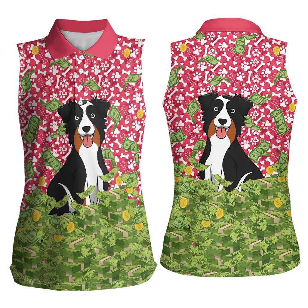 I Work Hard So That My Dog Can Have A Better Life Christmas Christmas Women Sleeveless Polo Shirt Xmas Holiday Patterns - Wonder Print Shop