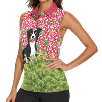 I Work Hard So That My Dog Can Have A Better Life Christmas Christmas Women Sleeveless Polo Shirt Xmas Holiday Patterns - Wonder Print Shop