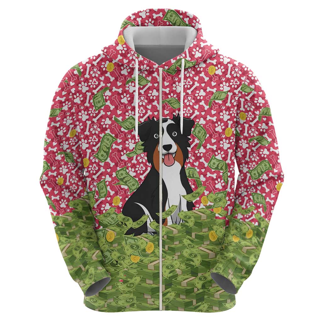 I Work Hard So That My Dog Can Have A Better Life Christmas Christmas Zip Hoodie Xmas Holiday Patterns - Wonder Print Shop