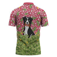 I Work Hard So That My Dog Can Have A Better Life Christmas Christmas Zipper Polo Shirt Xmas Holiday Patterns - Wonder Print Shop
