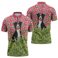 I Work Hard So That My Dog Can Have A Better Life Christmas Christmas Zipper Polo Shirt Xmas Holiday Patterns - Wonder Print Shop