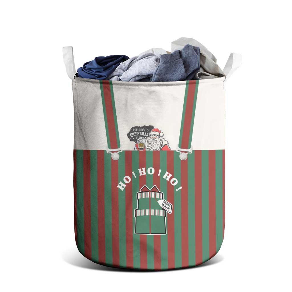 Stay With My Pig Christmas Christmas Laundry Basket Xmas Holiday Patterns - Wonder Print Shop