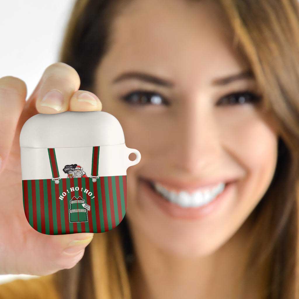 Stay With My Pig Christmas Christmas AirPods Case Xmas Holiday Patterns - Wonder Print Shop