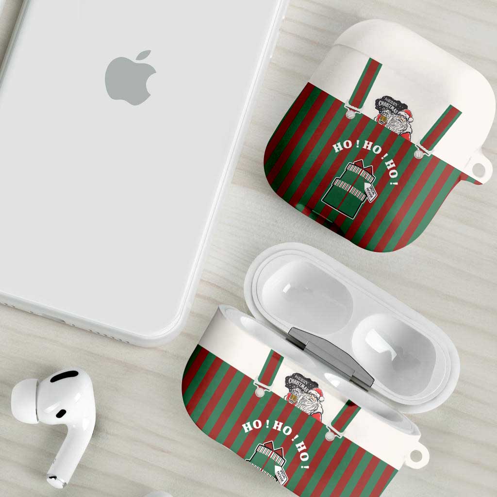 Stay With My Pig Christmas Christmas AirPods Case Xmas Holiday Patterns - Wonder Print Shop