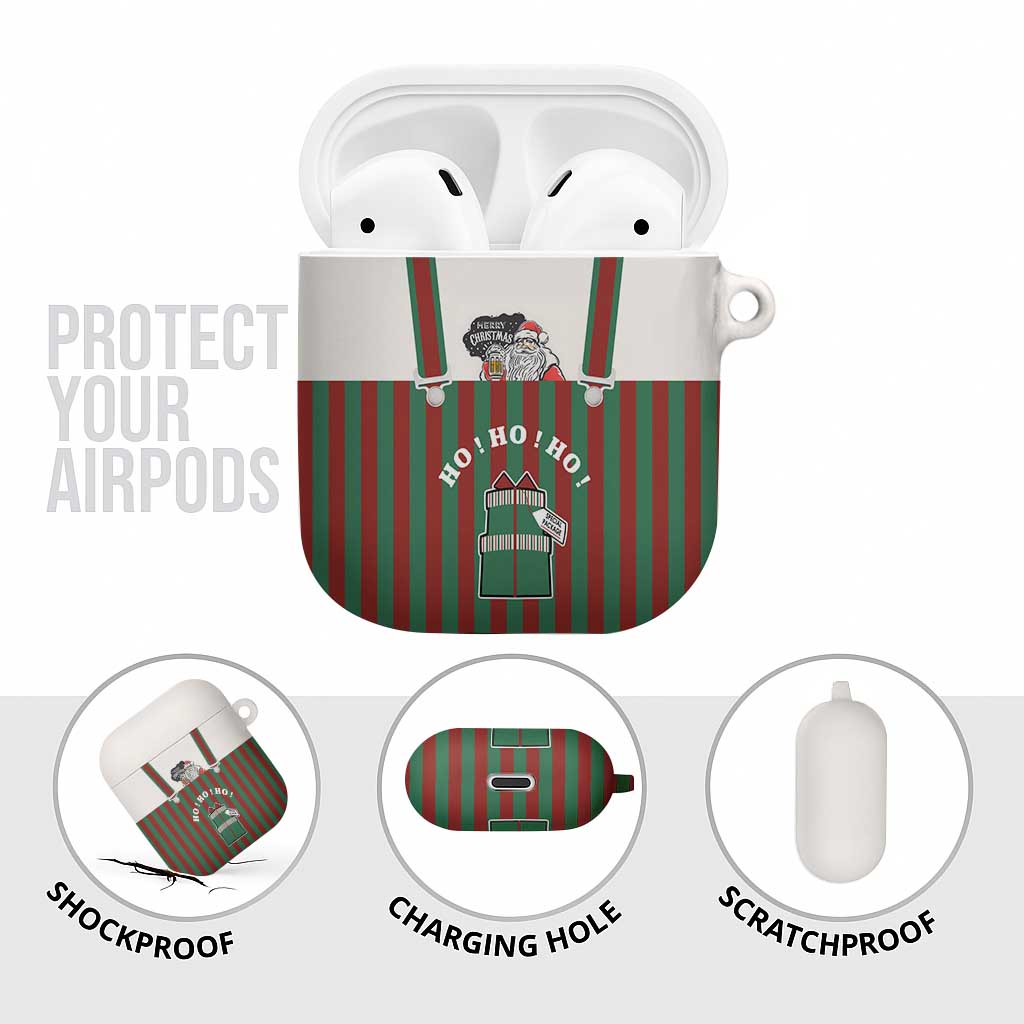 Stay With My Pig Christmas Christmas AirPods Case Xmas Holiday Patterns - Wonder Print Shop