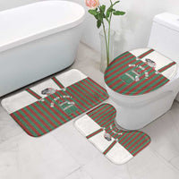 Stay With My Pig Christmas Christmas Bathroom Set Xmas Holiday Patterns - Wonder Print Shop
