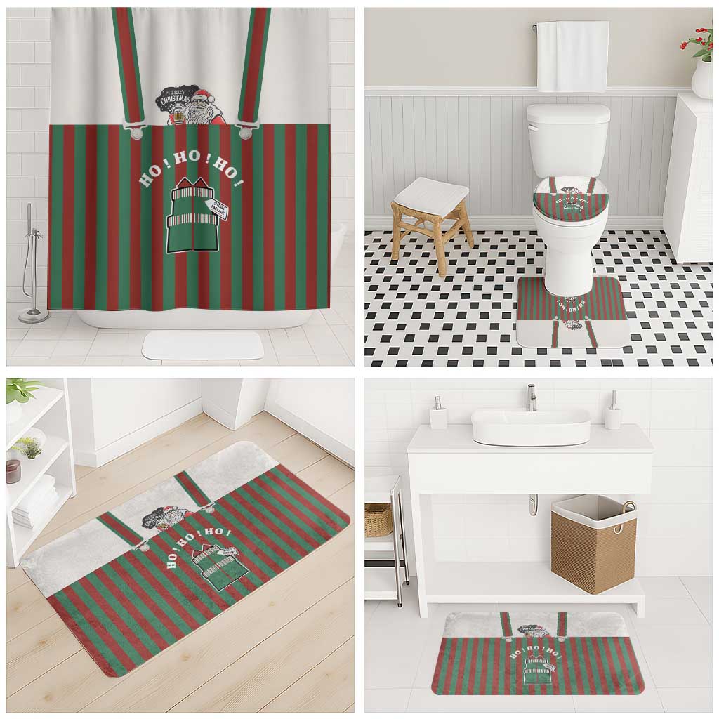 Stay With My Pig Christmas Christmas Bathroom Set Xmas Holiday Patterns - Wonder Print Shop