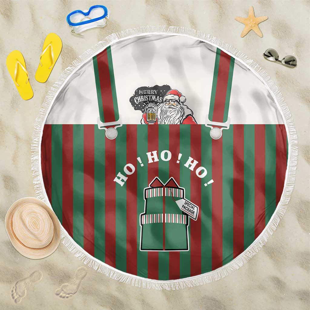 Stay With My Pig Christmas Christmas Beach Blanket Xmas Holiday Patterns - Wonder Print Shop