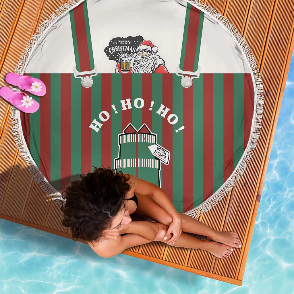 Stay With My Pig Christmas Christmas Beach Blanket Xmas Holiday Patterns - Wonder Print Shop