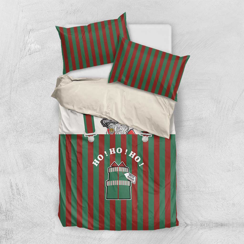 Stay With My Pig Christmas Christmas Bedding Set Xmas Holiday Patterns - Wonder Print Shop
