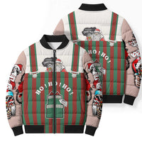 Stay With My Pig Christmas Christmas Bomber Puffer Jacket Xmas Holiday Patterns - Wonder Print Shop