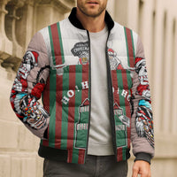 Stay With My Pig Christmas Christmas Bomber Puffer Jacket Xmas Holiday Patterns - Wonder Print Shop