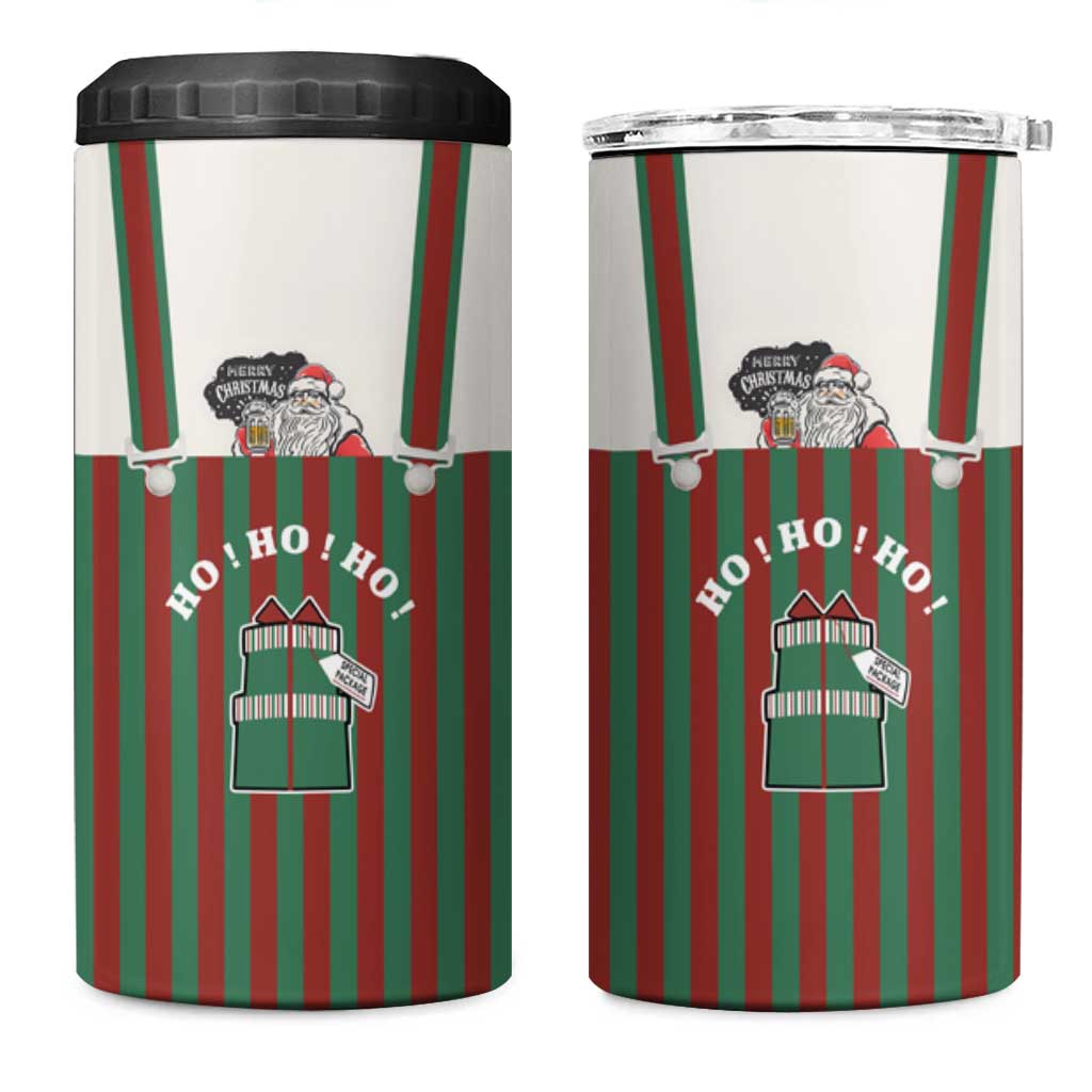 Stay With My Pig Christmas Christmas 4 in 1 Can Cooler Tumbler Xmas Holiday Patterns - Wonder Print Shop