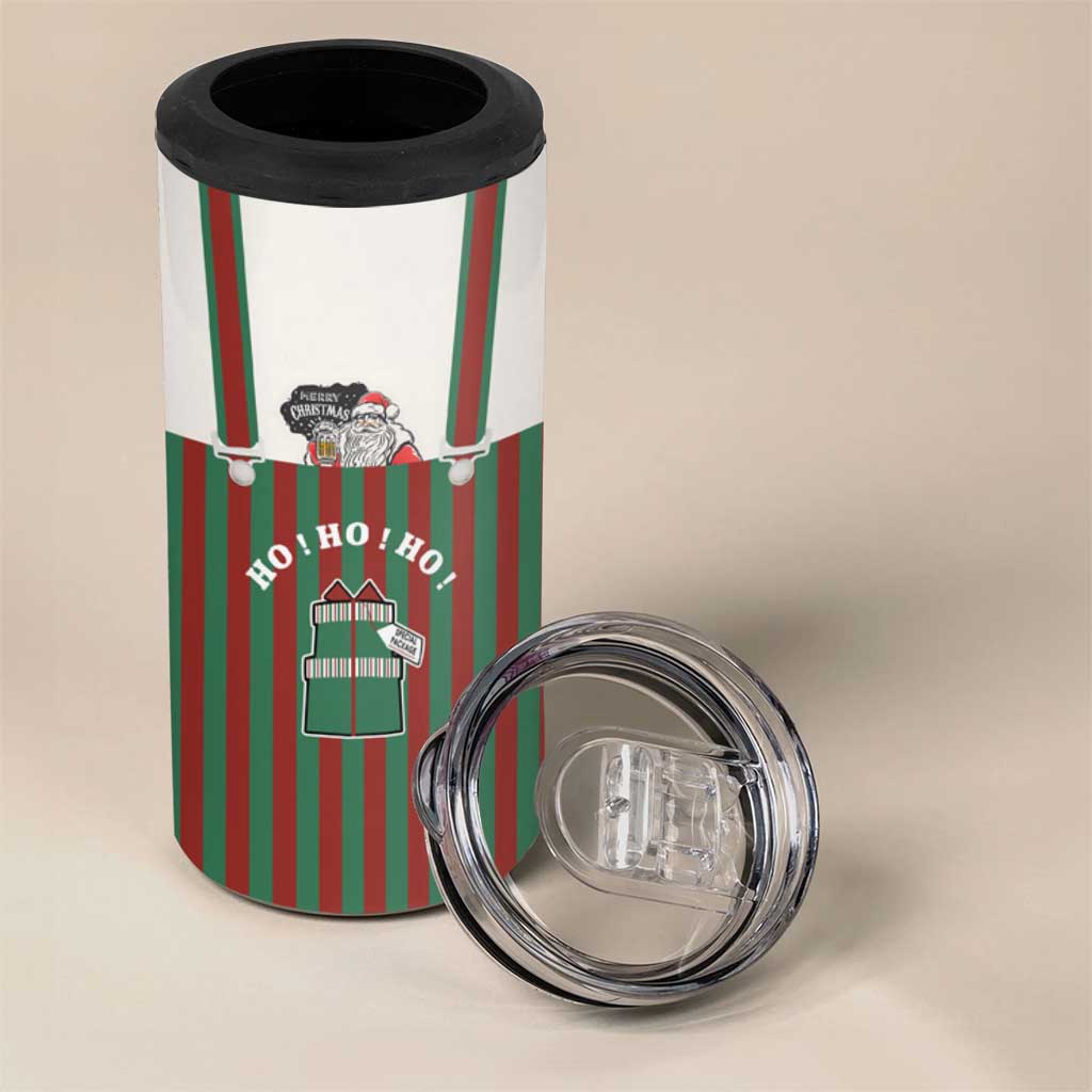 Stay With My Pig Christmas Christmas 4 in 1 Can Cooler Tumbler Xmas Holiday Patterns - Wonder Print Shop
