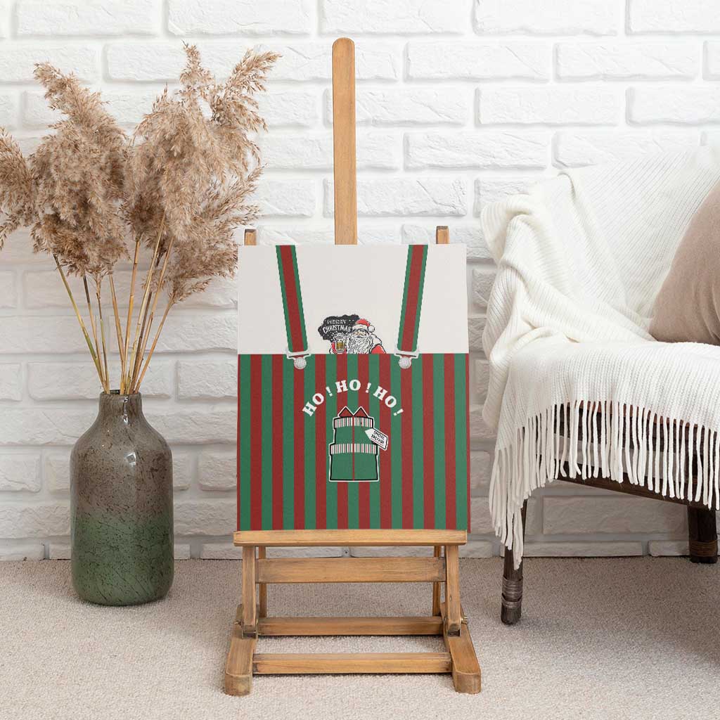 Stay With My Pig Christmas Christmas Canvas Wall Art Xmas Holiday Patterns - Wonder Print Shop