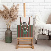Stay With My Pig Christmas Christmas Canvas Wall Art Xmas Holiday Patterns - Wonder Print Shop