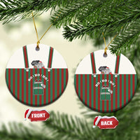 Stay With My Pig Christmas Ceramic Ornament Xmas Holiday Patterns - Wonder Print Shop