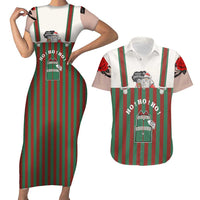 Stay With My Pig Christmas Christmas Couples Matching Short Sleeve Bodycon Dress and Hawaiian Shirt Xmas Holiday Patterns - Wonder Print Shop