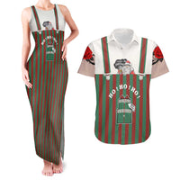Stay With My Pig Christmas Christmas Couples Matching Tank Maxi Dress and Hawaiian Shirt Xmas Holiday Patterns - Wonder Print Shop