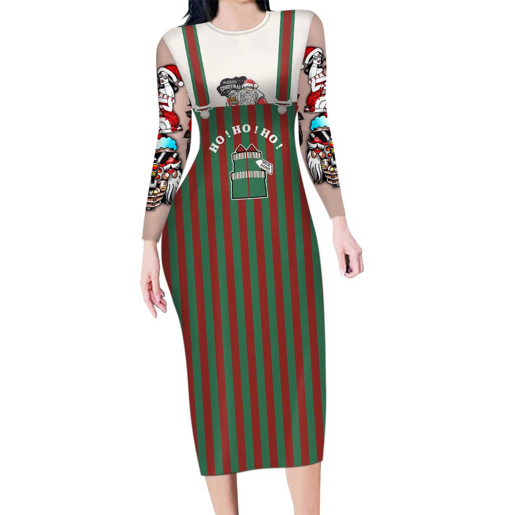 Stay With My Pig Christmas Christmas Family Matching Long Sleeve Bodycon Dress and Hawaiian Shirt Xmas Holiday Patterns - Wonder Print Shop