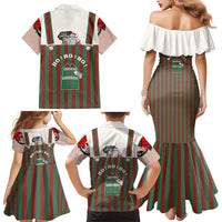 Stay With My Pig Christmas Christmas Family Matching Mermaid Dress and Hawaiian Shirt Xmas Holiday Patterns - Wonder Print Shop