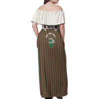 Stay With My Pig Christmas Christmas Family Matching Off Shoulder Maxi Dress and Hawaiian Shirt Xmas Holiday Patterns - Wonder Print Shop