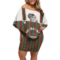 Stay With My Pig Christmas Christmas Family Matching Off Shoulder Short Dress and Hawaiian Shirt Xmas Holiday Patterns - Wonder Print Shop