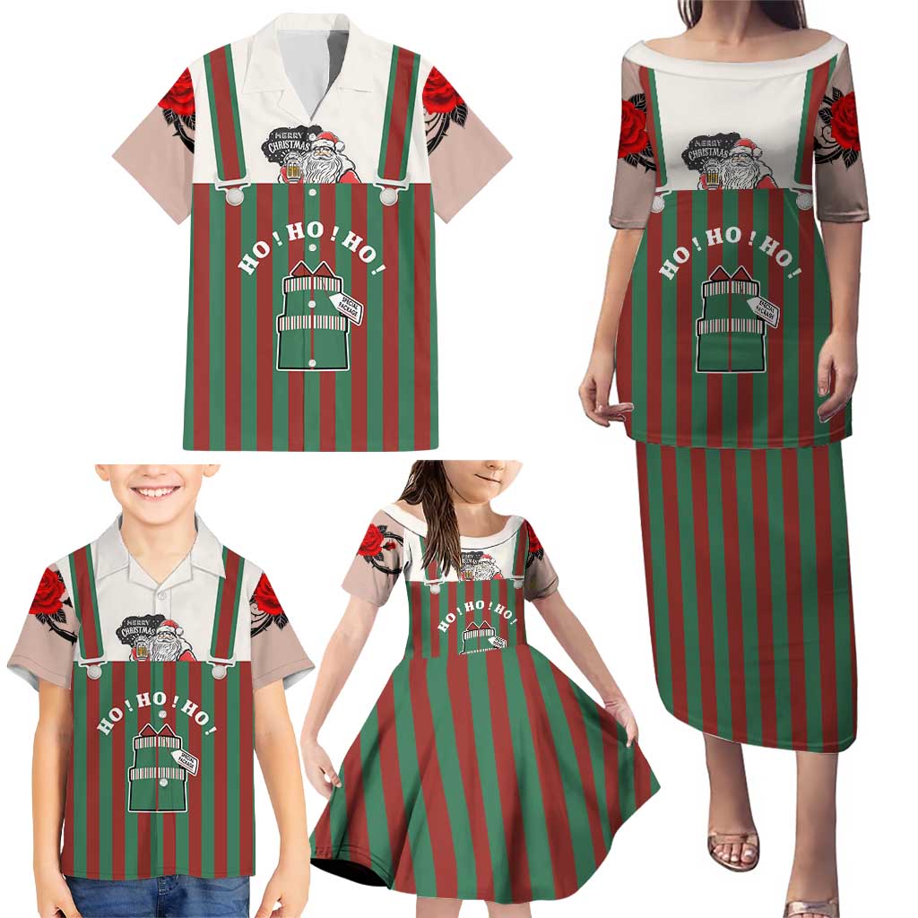 Stay With My Pig Christmas Christmas Family Matching Puletasi and Hawaiian Shirt Xmas Holiday Patterns - Wonder Print Shop