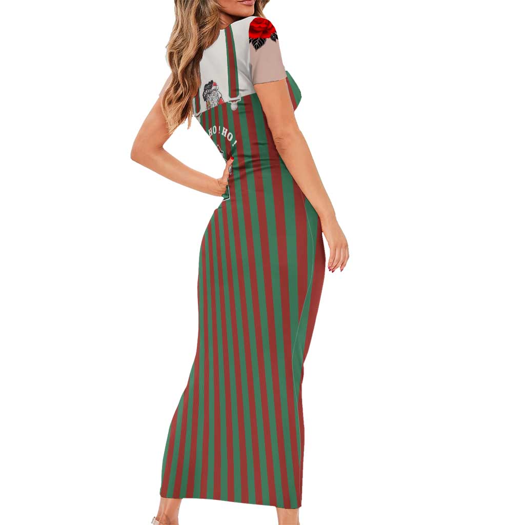 Stay With My Pig Christmas Christmas Family Matching Short Sleeve Bodycon Dress and Hawaiian Shirt Xmas Holiday Patterns - Wonder Print Shop