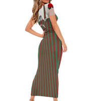 Stay With My Pig Christmas Christmas Family Matching Short Sleeve Bodycon Dress and Hawaiian Shirt Xmas Holiday Patterns - Wonder Print Shop