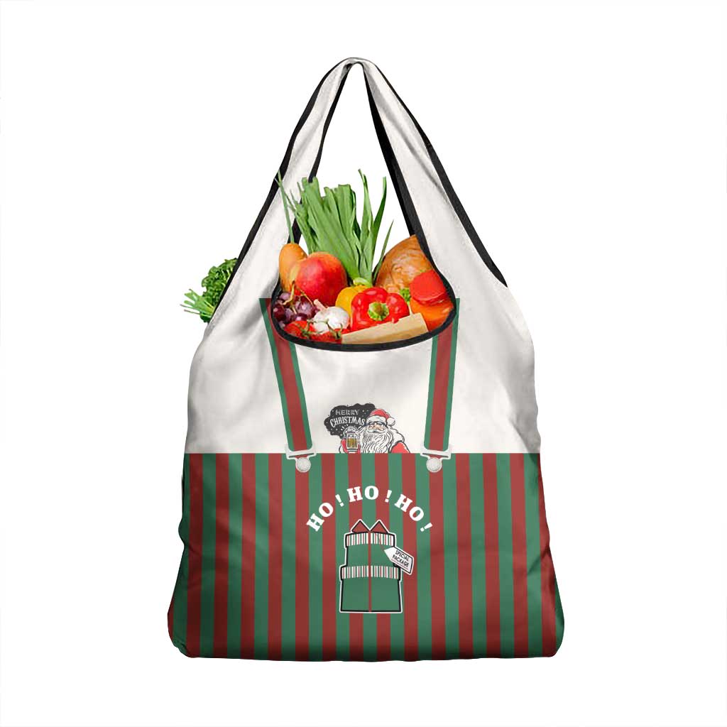 Stay With My Pig Christmas Christmas Grocery Bag Xmas Holiday Patterns - Wonder Print Shop
